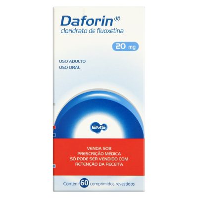 Daforin Fluoxetina 20mg 60 comprimidos