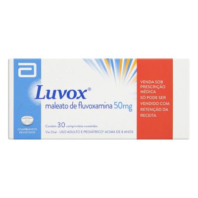 Fluvoxamina Luvox 50mg 30 comprimidos