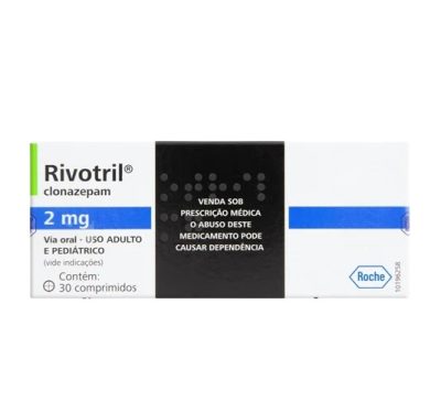 Rivotril Clonazepam 2mg 30 comprimidos sem receita