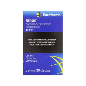 Sibus cloridrato de sibutramina monoidratado 10mg 30 capsulas sem receita