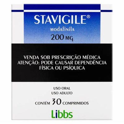 Stavigile Modafinila 200mg 30 comprimidos semreceita